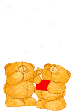 Gif animé amour peluche